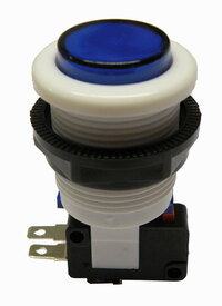 PUSHBUTTON SWITCH (SPDT) ON-ON 250V5A, BLUE COLOUR