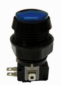Ver informacion sobre ILL.PUSH BUT. (SPDT) W/O LAMP ON-ON 12V 1A BLUE  COLOUR