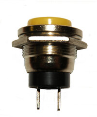PUSHBUTTON SWITCH,OPEN TYPE, 125V. 3A, YELLOW COLOUR