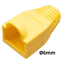 Ver informacion sobre Capuchón protector para conector RJ45 para cable de Ø6mm con burbuja, Amarillo