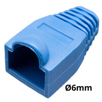 Ver informacion sobre Capuchón protector para conector RJ45 para cable de Ø6mm con burbuja, Azul