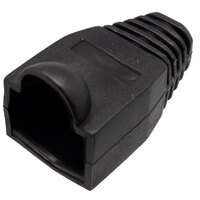 RJ-45, BLACK PVC COVER for CAT.6-6A