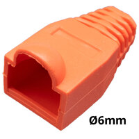 Ver informacion sobre Capuchón protector para conector RJ45 para cable de Ø6mm con burbuja, Rojo