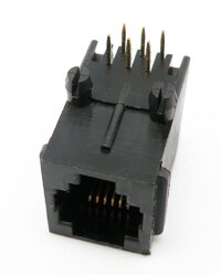 Ver informacion sobre 6P6C, RIGHT ANGLE PCV, MODULAR JACK