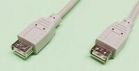 CABLE USB TIPO A HEMBRA - A HEMBRA, 1.8m