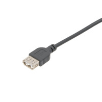 CABLE USB 2.0 A TYPE MALE TO A FEMALE, 0.6m