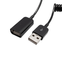 extension USB 2.0 type A, Male to Female with Coil, 0.6m