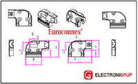 9P. RIGHT ANGLE HOOD, METAL TYPE