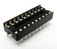 20P., 2.54mm, IC SOCKET, DIP SOLTER TYPE