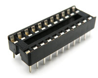 Ver informacion sobre 22P. support C.I., 2.54mm, Pin estampage