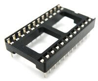 24P., 2.54mm, IC SOCKET, DIP SOLTER TYPE