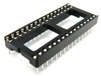 32P., 2.54mm, IC SOCKET, DIP SOLTER TYPE