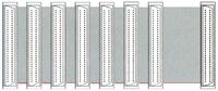 Câble Plat Interne, SCSI-III HPDB68 Mâle * 2, 0.45m