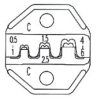 Ver informacion sobre Pince à sertir terminals non isolé