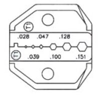 Per crimpar RG-174, 178, 179, 180, 187