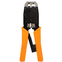 DUAL-MODULAR PLUG CRIMPS, STRIPS & CUTS TOOL, THE SAME AS THE 3236 BUT WITH RATCHET