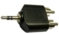 3.5mm STEREO PLUG - 2x RCA PLUG