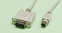 MAC-MODEM CABLE, MINDIN 8M TO DB9M, 6C+1, MOLDED, 1.8m