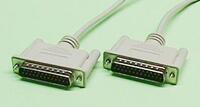 APPLE II-IMAGEWRITTER CABLE, DB25M TO DB25M, 4C+1, MOLDED, 1.8m