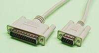 Ver informacion sobre APPLE II- MODEM 300-1200 CABLE, DB9M - DB25M, 7C+1, MOLDEADO, 1.8m