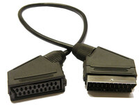 Ver informacion sobre SCART PLUG TO SCART JACK, 21P., ALL PINS CONNECTED, 0,5m