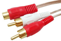 Ver informacion sobre CONEX. RCA HEMBRA - 2xRCA MACHO, 1.5m