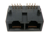 Ver informacion sobre Base C.I., 2 port, Couder 90º, RJ-45, 50U"