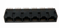 Ver informacion sobre 6 PORT, PCB JACK RJ45, 50U"