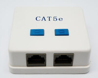 Ver informacion sobre CAT. 5e CAJA SUPERFICIE, 2-SALIDA, RJ45, 50U"