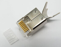 Ver informacion sobre RJ45 HIROSE curt Cat.6 FTP(BLINDÉ) + GUIDE 8P8C 50U"