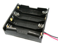 Battery holder 4xR6, Cable