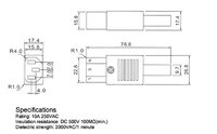 IEC C13 (Hembra) conector (homologado)