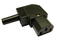 Ver informacion sobre IEC C13 (Hembra) conector acodado 