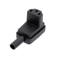 IEC C13 (Hembra) conector acodado (homologado)