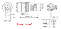 RG-58, BNC Mâle