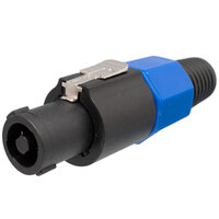 SPEAKON MALE CONNECTOR, 4 CONTACTS
