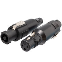 Ver informacion sobre 4P SPEAKON MALE ADAPTOR - 3P MIC FEMALE