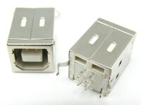 Ver informacion sobre USB B type, SMD, right angle