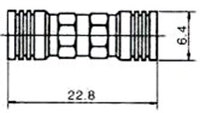 RG-174U, DOUBLE SMB MALE