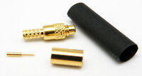 RG-174U, MMCX MALE CRIMP TYPE, GOLD PLATED