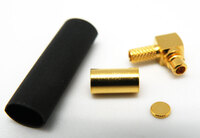 Ver informacion sobre RG-174U, RIGHT ANGLE MMCX MALE CRIMP TYPE,GOLD PLA.(1P/BAG)