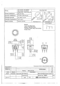 INTERRUPTOR 3P, (STSP) ON-ON, Ø20mm, 125V 10A (250V 6A)