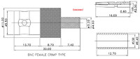 RG58 / LMR200, R/P BNC FEMALE CRIMP TYPE