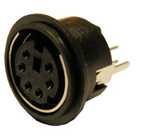 Ver informacion sobre 6P MINI DIN SOCKET, FOR PRINTED CIRCUIT