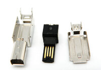 4P. MINI USB-B TYPE PLUG, MOLDED