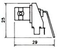 BNC FEMALE CHASSIS PCB MOUNT