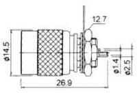 TNC MALE BULKHEAD