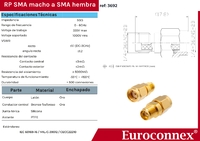 SMA R/P Mâle - SMA Femelle (NORMAL)