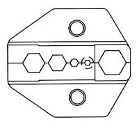 PROFESSIONAL CRIMPING TOOL FOR RG-58, 62, 6