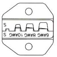 Pince à sertir pour cosses isolées AWG 10, 8, 6